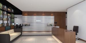 珠江大廈辦公室裝修，密集型現代風格辦公室，簡單實用！